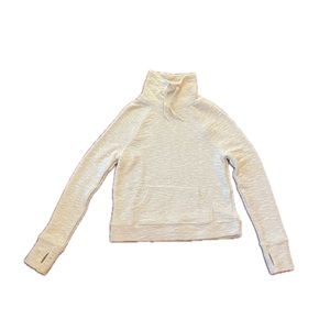 NWOT Aerie Offline Cream Turtleneck Textured Sweater